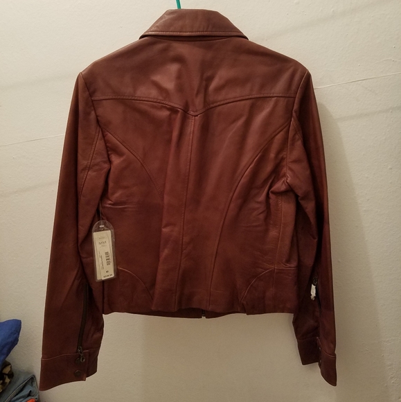 A.N.A. Women's leather jacket Medium - Picture 2 of 9